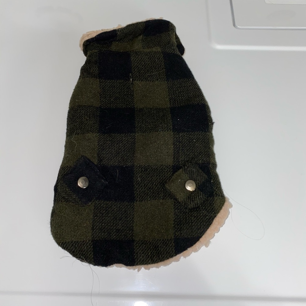Sherpa lined dog jacket